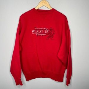 VTG Brandon Sportswear USA Stanley Cup Sweatshirt XL Detroit Red Wings 1992